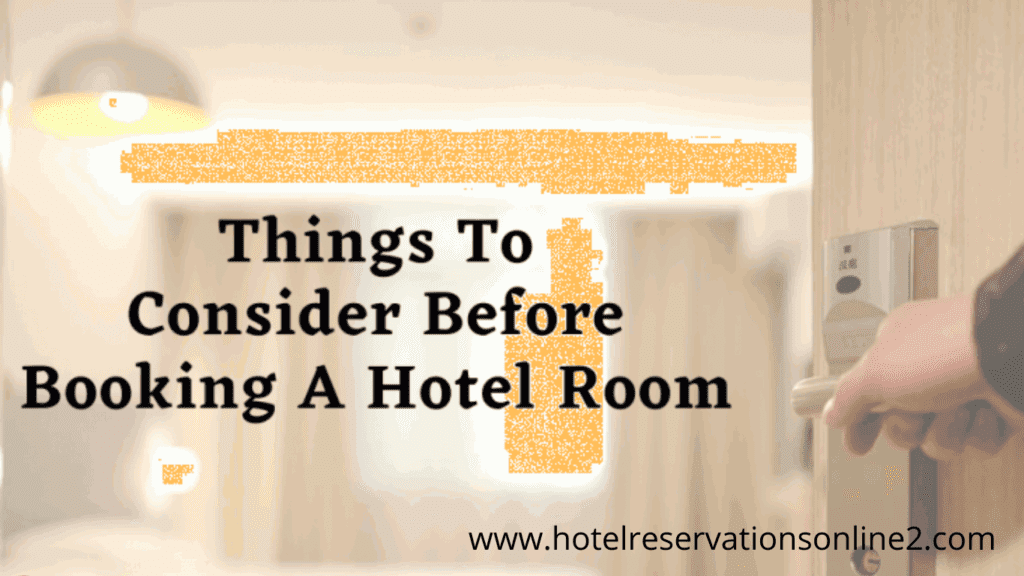 Things to Be Consider While Booking a Motel Room