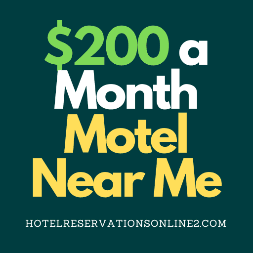 $200 a Month Motel Near Me